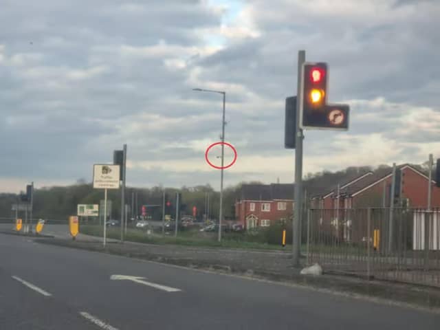 The camera at Upton Valley Way East was put up in April