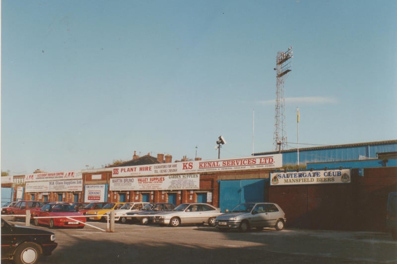 Chesterfield Football Club pictured in October 1993. The historic home of Chesterfield Football Club was in use from 1871 until the club's relocation in July 2010.
