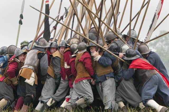 Re-enactment of the Battle of Naseby/Library picture