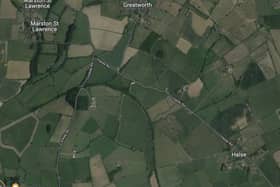 The wide valley where a development company wants to site a 195 acre solar farm. Picture by Google
