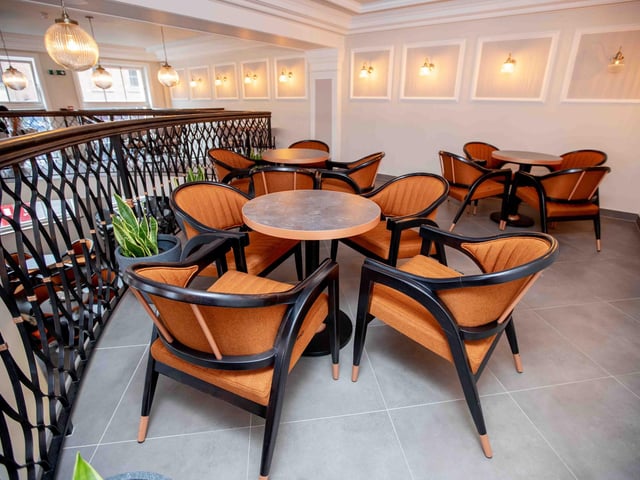 Inside new cafe which has opened at the former Nationwide building on the corner of Drapery and Mercer's Row