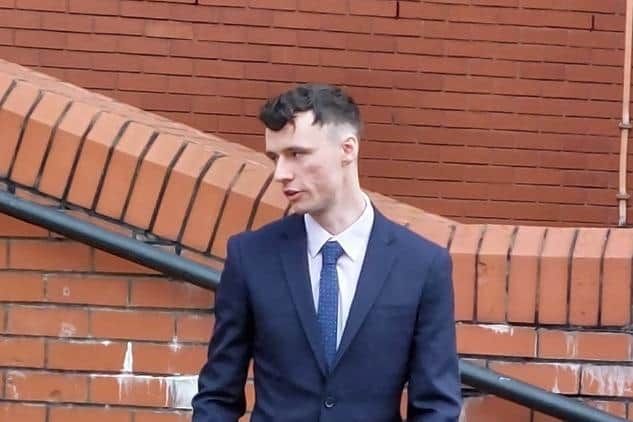 Struan Taylor outside Leicester Crown Court