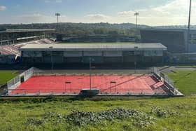 The brand new five-a-side community pitch at Sixfields Stadium is set to open soon