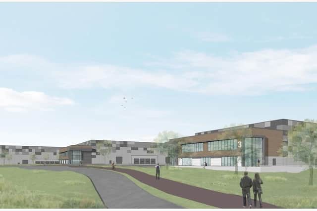 An artist's impression of what the site could look like