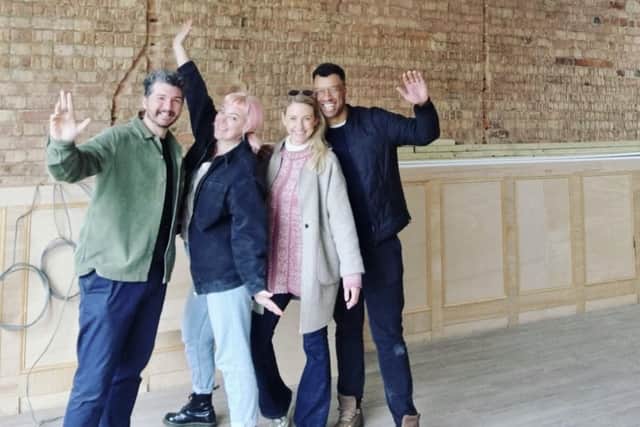 The Pala team ahead of the refurbishments being made to the restaurant's building in Derngate.