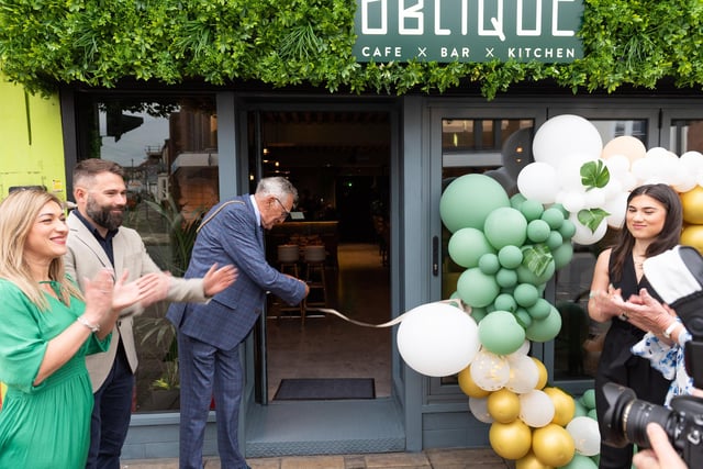 The official opening of the new Oblique Bar & Kitchen, formerly the Meanwhile Bar & Restaurant, took place in Wellingborough Road on Saturday, June 18 2022.