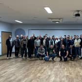 48 men attended the first Northampton Man Cave meeting and the team anticipates it will grow quickly with the traction it has gained on social media.