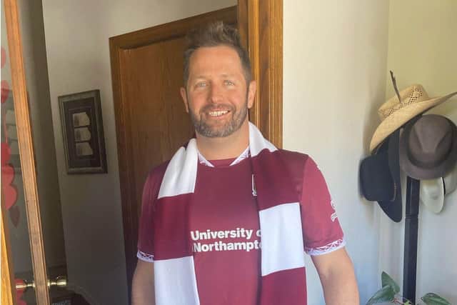 Drew, a new Cobblers fan from Denver, Colorado