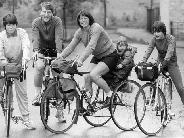 The Garbutt family of cyclists 1983