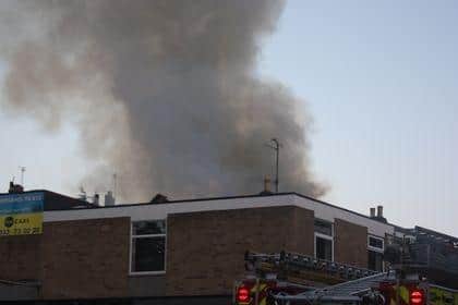 The scene in Rushden. Credit: Pete Ben