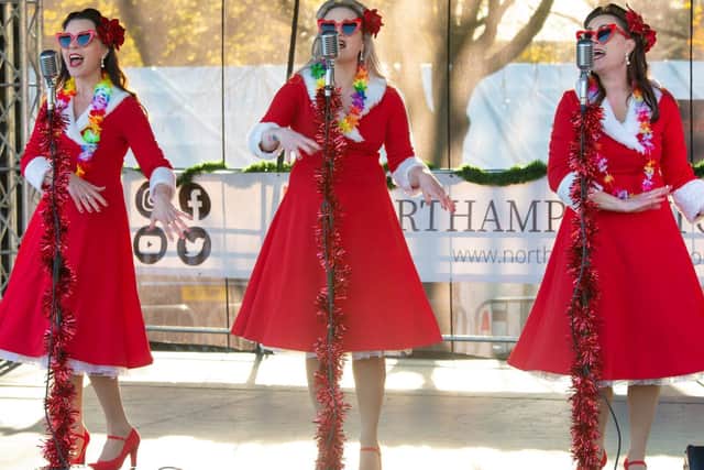 The Starlight Sisters performing festive favourites 