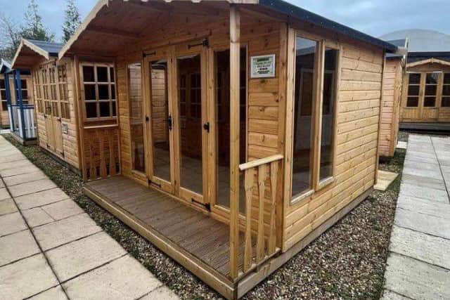 The outside schooling area the donation from Mulberry Homes went towards