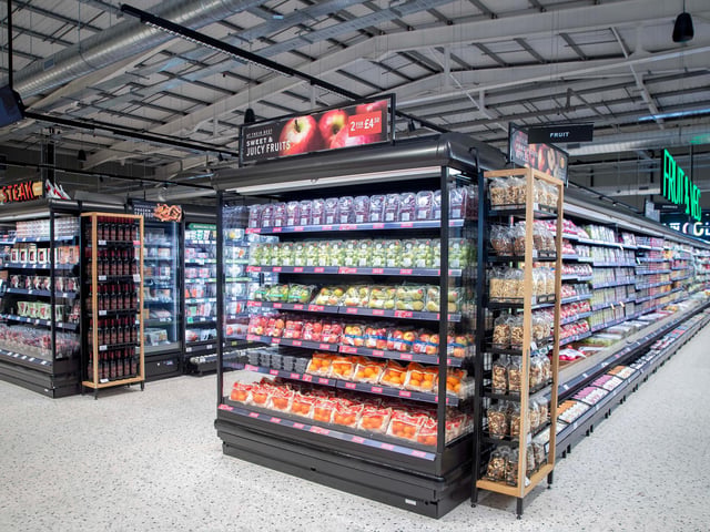 Chronicle & Echo photographer Kirsty Edmonds takes a first look inside the new M&S Foodhall at Riverside Retail Park, Northampton, ahead of its opening on Wednesday, October 21.