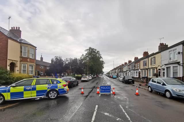 Part of Harborough Road was cordoned off on Thursday September 21, as police investigated a "suspected" stabbing.