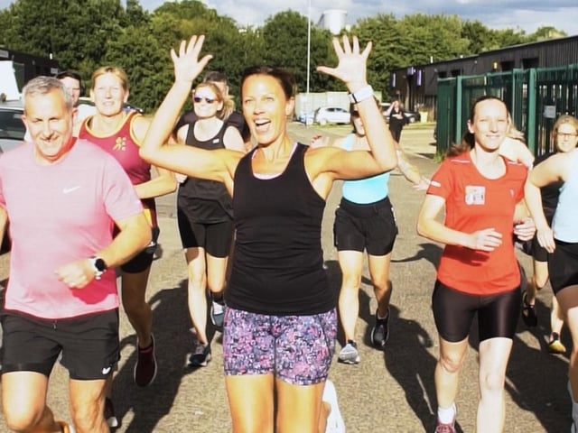 100 people ran five kilometres, jumped in an ice bath and ate a burger, and are already calling to take on another challenge for the important cause.