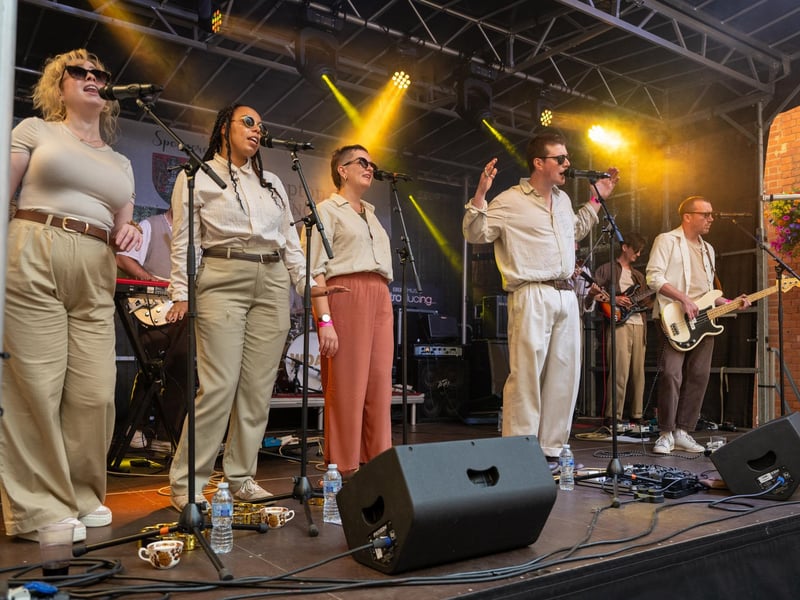 Woahgetter performing on the Main Stage at the Northampton Music Festival on Sunday, September 8, 2024. Photo by David Jackson.