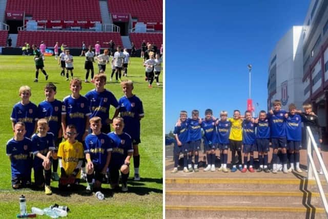 The pupils from Harpole Primary School took part in the Pokémon Primary Schools Cup and competed at Stoke City Football Club’s ground in a bid to make the semi final.