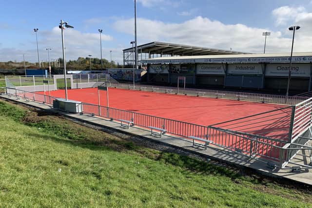 The new community all weather pitch will officially open on Saturday November 11.