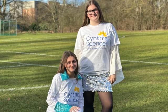 Millie and Charlotte are raising money for Cynthia Spencer Hospice. Picture: Cynthia Spencer Hospice