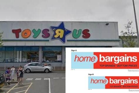 The Toys R Us site in St James Retail Park is set to become a Home Bargains