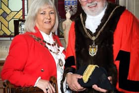 The new Mayor and Mayoress of Northampton, Cllr Stephen Hibbert and Liz Cox