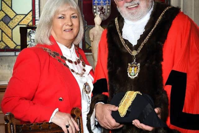 The new Mayor and Mayoress of Northampton, Cllr Stephen Hibbert and Liz Cox