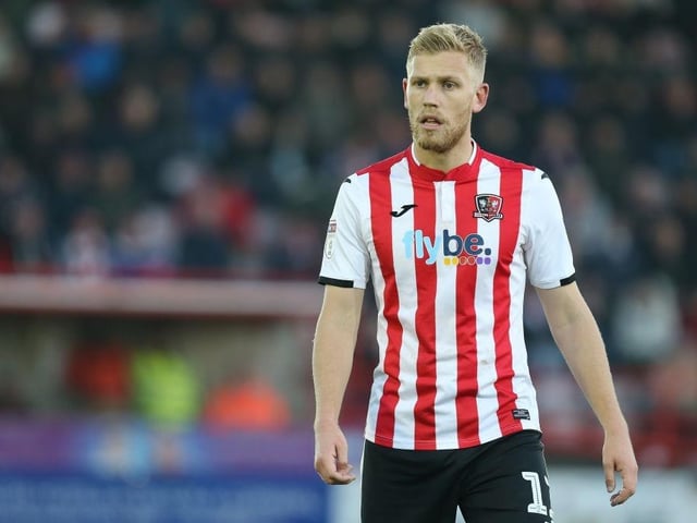 Exeter City bought Jayden Stockley from Aberdeen for £91,000 in the 2017/18 season.
