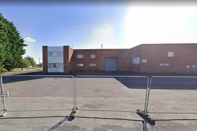 The site in Baron Avenue, Earls Barton