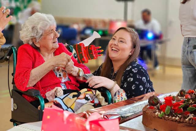 Margaret Ward, known by loved ones as Peggy, turned 99 on Sunday and all her loved ones gathered to celebrate the occasion. Photo: Two Little Birds Photography.