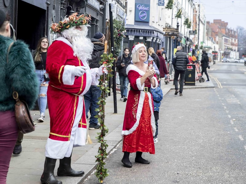 St Giles’ Street was closed to traffic to allow shoppers to walk freely down the road, which created a welcoming, community feel.
