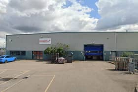 The former Principal Mailing Solution warehouse in Gladstone Road