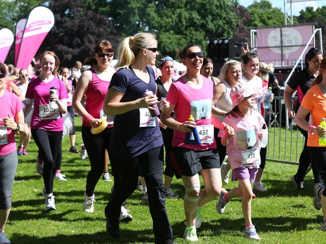 2014 - 10k Race for Life at Abington Park, Northampton.