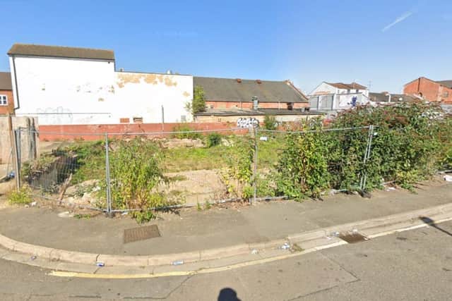 The application site, on Great Russell Street, Northampton, has been vacant for more than two decades.