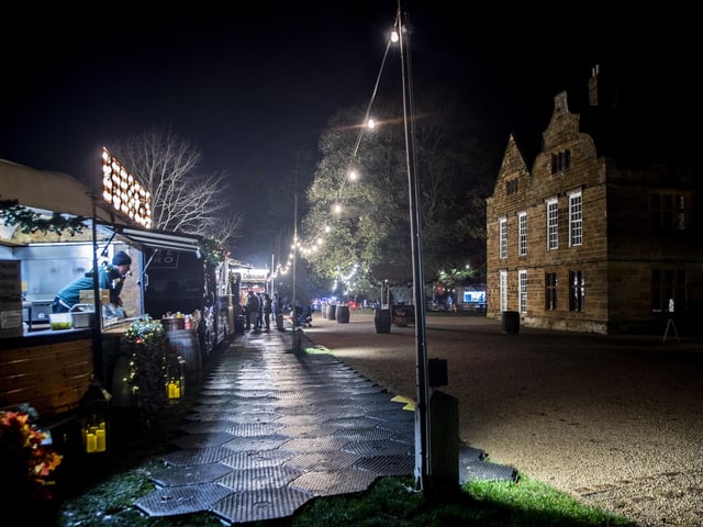 The Winter Light Trail at Delapre Abbey from November 18, 2022 to January 2, 2023.