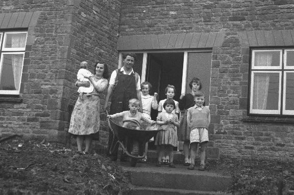 This image was captioned as "Booker family house" in the 1960s