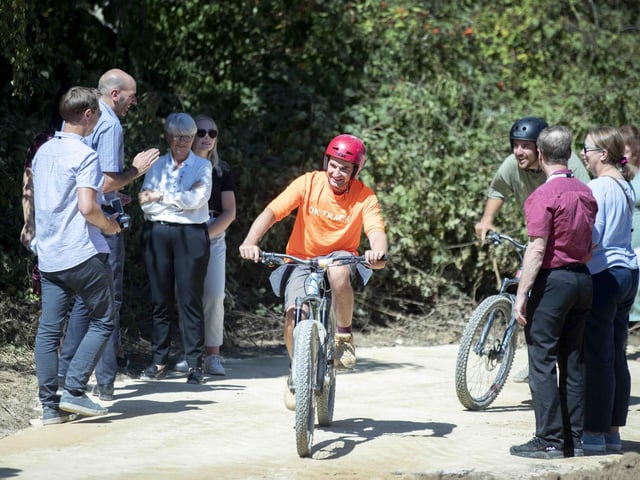The £15million 'flagship' facility was funded through British Cycling's 'Places to Ride' scheme