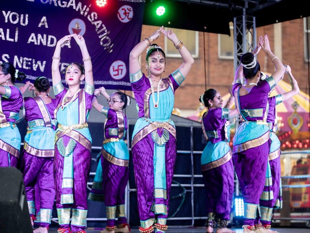 The parade and wider Diwali festival took place in Northampton town centre on Saturday October 26.