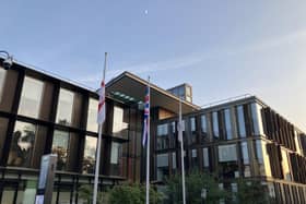 West Northamptonshire Council's One Angel Square offices in Northampton. Credit: Nadia Lincoln LDRS
