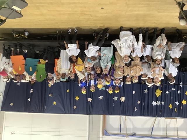 Nursery and reception at St James Church of England Primary School.
