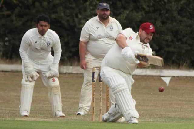 Action from Isham's NCL clash with Kettering Town IVs (Picture: Finbarr Carroll)