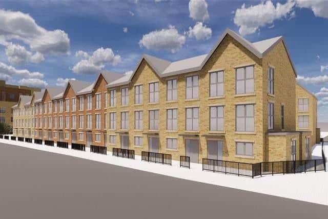What the new homes are expected to look like.