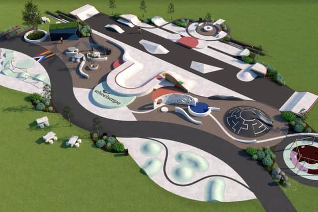 A skatepark design by Wheelscape in Brackley