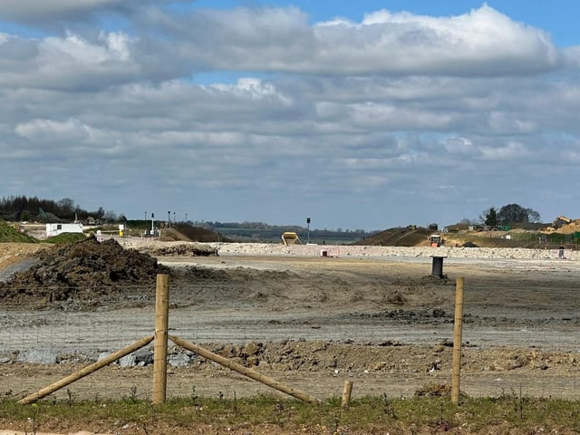 Latest photos of the HS2 project in Chippng Warden