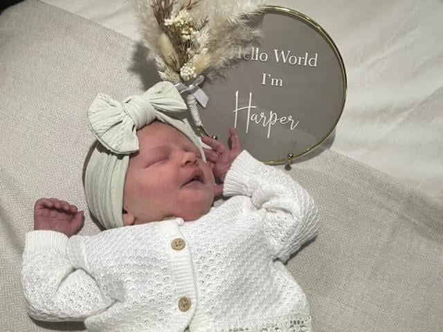 Harper Eileen Ann born at 4.43pm at July 27 in Northampton, weighing 7lbs 3oz.