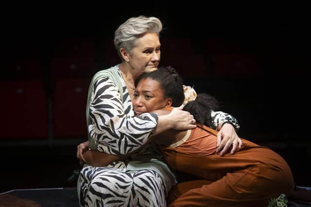 Debra Baker and Nicole Sawyerr in My Mother's Funeral The Show. Photo by Nicola Young