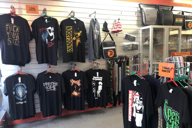 Spun Out sells merchandise and clothing too. Photo: Shanaya Thomas