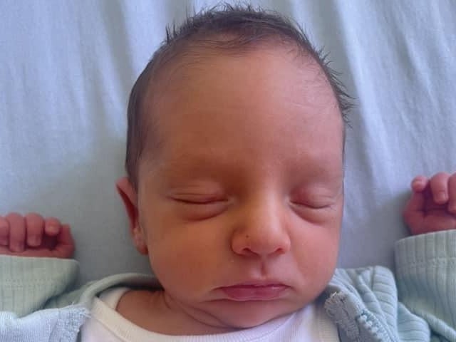 Ellis Alexander born at Northampton General Hospital on April 20, weighing five lbs, 12 ozs.