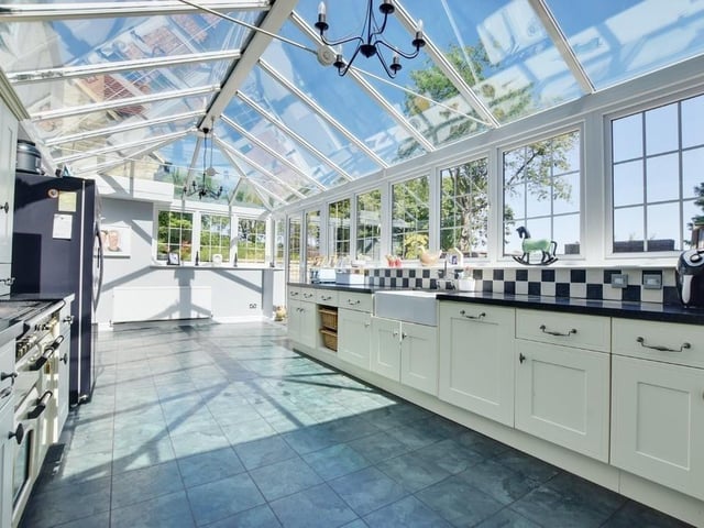 This home is on the market for a guide price of £1 million and comes with the potential to extend.