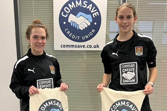 Ellie Barker and Jade Bell from NTFC
