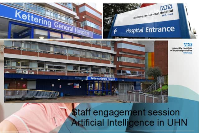 Staff engagement sessions have been held by the bosses at Kettering and Northampton General Hospitals/ University Hospitals of Northamptonshire